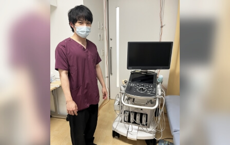 超音波の画像
